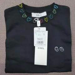 COEL×山田優 キッズプリントプルオーバー ブラック 120