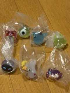 p*i様 ピクサーキャラクター ファッションリング ロイヤルクリア 7点セット