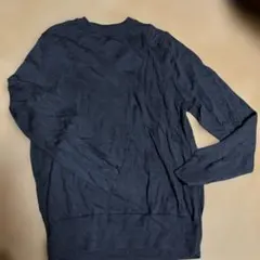 ダークグレー 長袖ニットセーター Mサイズ