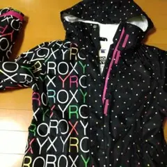 ROXY ドット柄 フード付き スノーボード　スキー　ウェア