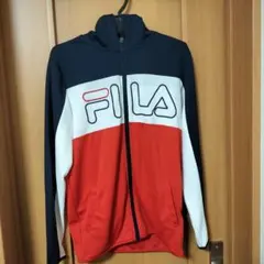 【美品】FILA フィラ 薄手パーカー フード付 ジップアップ 日焼け止めのサムネイル