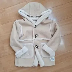 BEAMS mini 　コート ベージュ　フェイクムートン　110cm