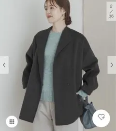 HYKE ハイク コート HOODED WORK ショートコート - メルカリ