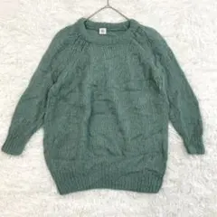 IENA LA BOUCLE イエナ 長袖ニットモヘア混合 クルーネック