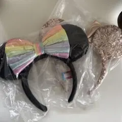 ディズニーランド 40周年 カチューシャ スパンコール セット