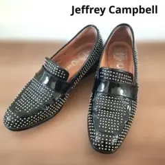 Jeffrey Campbell ジェフリーキャンベル スタッズ ローファー 黒のサムネイル