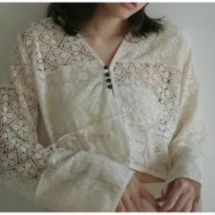 ANUKE (アンヌーク）Patchwork Lace Cardiganのサムネイル
