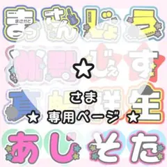箱梱包・シール付き】ちーちゃん様オーダー カンペうちわ - メルカリ