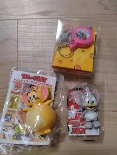 トムとジェリー フィギュアストラップ3個セット