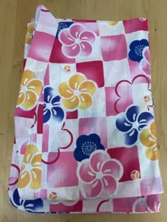 値下げ　新品　女性用　花柄浴衣 綿100%