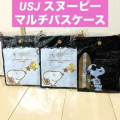 【新品未使用】スヌーピー パスケース 3点セット ユニバーサルスタジオジャパン