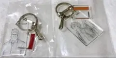 ヒロアカ　クリアベースキーホルダー　エンデヴァー　ホークス