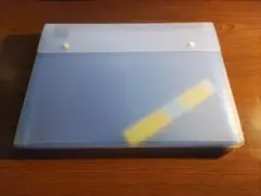【中古品】ビジネス用　クリア ファイル バインダー　plastic folder