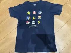 値下！キャラクターグラフィック Tシャツ ネイビー