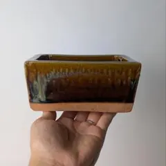 会津本郷焼 鰊鉢 にしん鉢 ニシン鉢 角鉢 飴釉 東北民窯 民芸 入れ物 会津 本郷焼 鰊鉢 ニシン鉢 にしん鉢 角鉢 民藝 特大 - メルカリ