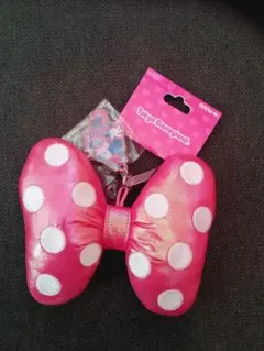 ミニーのファンダーランド　リボンのキーチェーン　カラビナ付き　パルパルーザ