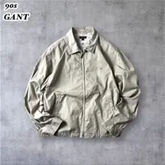 90s GANTドリズラージャケットコットンツイルチンストラップハリントンジャケのサムネイル
