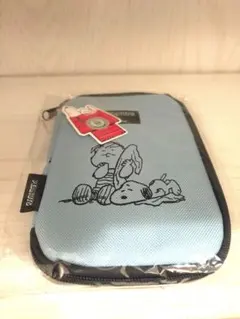 新品未使用　チャーリー・ブラウン スヌーピー ポーチ グレー マルチポーチ
