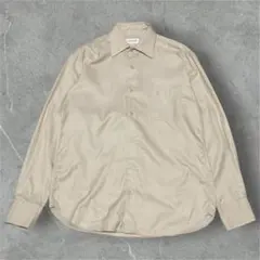 古着 LANVIN 長袖シャツ M 刺繍ロゴのサムネイル
