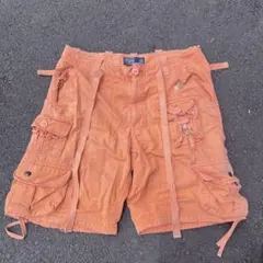 90s Polo by Ralph Lauren オレンジカーゴショートパンツ