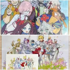 ワダアルコ展 ダブルポケットファイル クリアファイル&ポストカードセット FGO