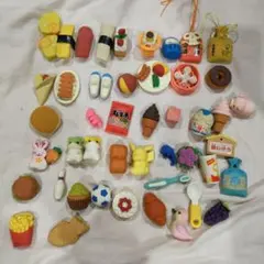 【まとめ売り】イワコー 食べ物 文房具 動物 消しゴム 約48個 日本製