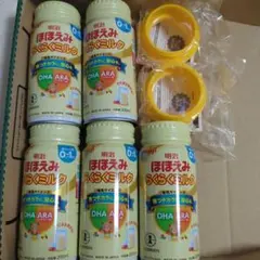 週末限定値下げ ほほえみ　らくらくミルク5本＋アタッチメント2個