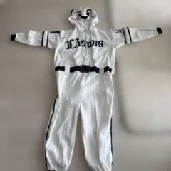 ライオンズ頭部付きユニフォーム、ユニフォーム、ベースボールキャップ　3点セット