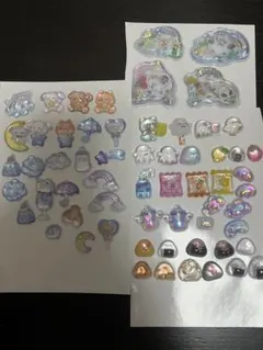 ボンボンドロップシール　おすそ分け　ウォーターシール　シマエナガ