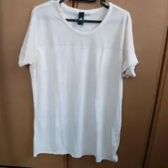 adidas 半袖 Tシャツ ベージュメッシュ切替のサムネイル