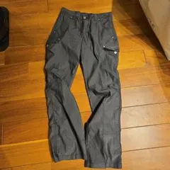 中古★IGNIO ダークグレー カジュアルパンツ 76cm
