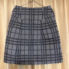 Burberry チェック柄 膝丈スカート 38