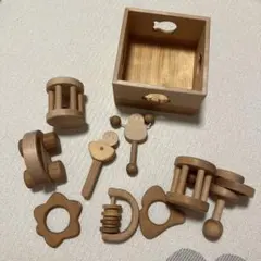 皇室御用達 山のくじら舎 Soopsori 木製 知育玩具 4点セット - メルカリ