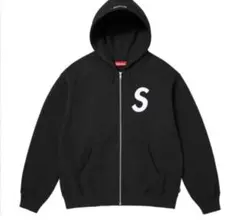 Supreme S Logo Zip Up Hooded Sweatshirt
