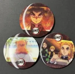 鬼滅の刃 無限列車編上映開始四周年記念 アニメーション缶バッジ 煉獄杏寿郎