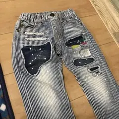 デニムパンツ ヒッコリー BREEZE 100センチ 美品