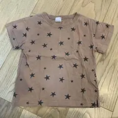 petit main 星柄 Tシャツ 100