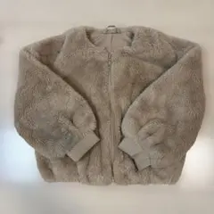 キッズ用 フリース ジャケット バルーンスリーブ