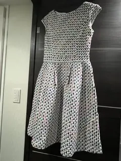 TOCCA ツイード 半袖ひざ丈ワンピース サイズ0