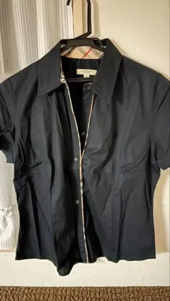BURBERRY 半袖シャツ Lサイズ 黒のサムネイル