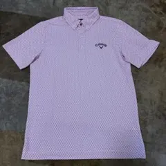 キャロウェイcallaway総柄ポロシャツLサイズスポーツゴルフおすすめ