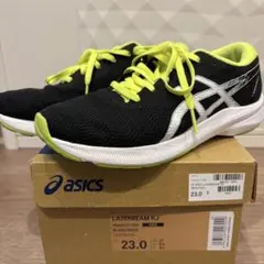asics Lazerbeam RJ 23.0cm ブラック/ゴールド