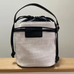 ⭐︎AZUL BY MOUSSY⭐︎2WAYショルダーバック♪リネンライク・巾着型のサムネイル
