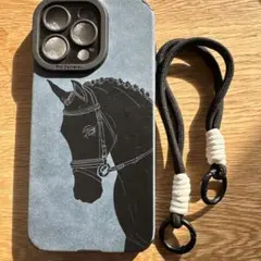 iphone15promax ケース　馬