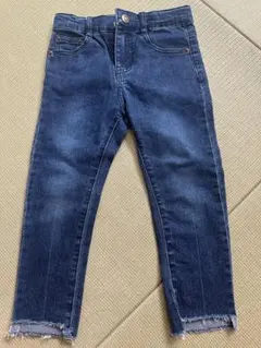 petit main デニムパンツ 110cm カットオフ