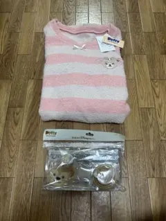 ダッフィー　2点セット　歯ブラシセット　パジャマ　タグ付き新品未使用品❗️のサムネイル