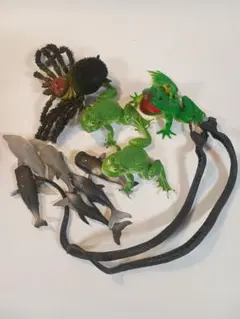 み*や様 動物フィギュアセット 全12体 (カエル・サメ・クモ・ベビ)
