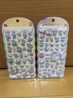 コットンパフィシール　ズートピア　スヌーピー