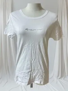 No25半袖 Tシャツ シンプル M ロゴティー 白 ホワイト 綿100%