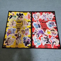 週刊少年ジャンプ×ポケモン ステッカーシール2枚セット